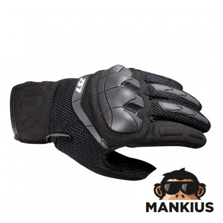 LS2 KUBRA MAN GLOVES BLACK M