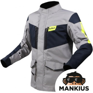 LS2 METROPOLIS EVO MAN JACKET TITANIUM YELLOW 4XL