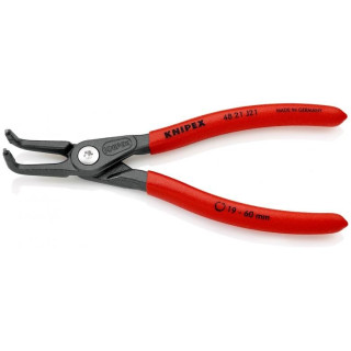 Replės vidiniams žiedams. Lenktos 165mm ( 19-60mm) KNIPEX