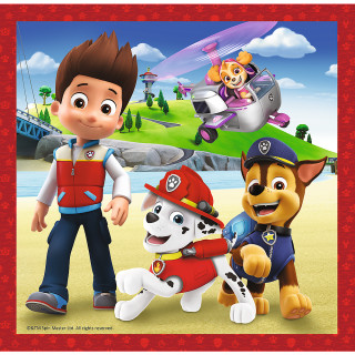 TREFL PAW PATROL 3 dėlionių rinkinys Šuniukas-patrulis