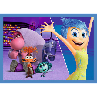 TREFL DISNEY Inside Out 2 4 dėlionių rinkinys