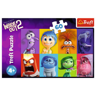 TREFL DISNEY Inside Out 2 Dėlionė, 60 det.