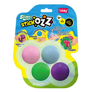 SLIMY Kamuoliukai Stick Ozz (neoniniai ir šviečiantys tamsoje)