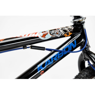 Dviratis Karbon BMX 20 black-blue