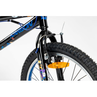 Dviratis Karbon BMX 20 black-blue