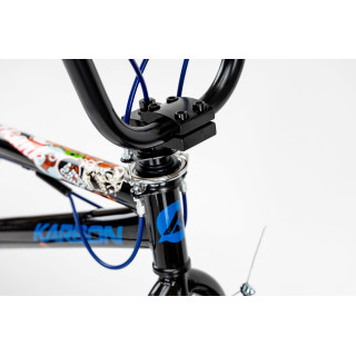 Dviratis Karbon BMX 20 black-blue