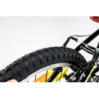 Dviratis Karbon BMX 20 black-lime