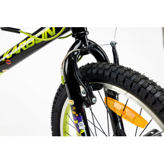 Dviratis Karbon BMX 20 black-lime