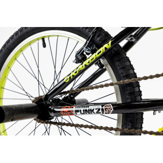 Dviratis Karbon BMX 20 black-lime