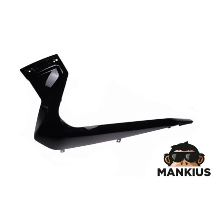 COVER, LOWER LH BLACK FOR YAMAHA X-MAX 125