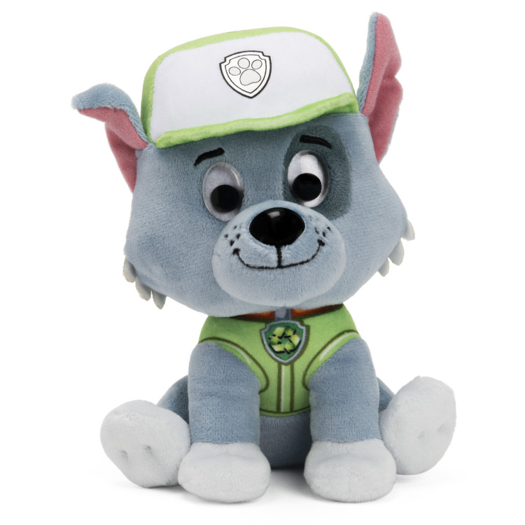 PAW PATROL Pliušinis šuniukas-patrulis ROCKY, 15cm