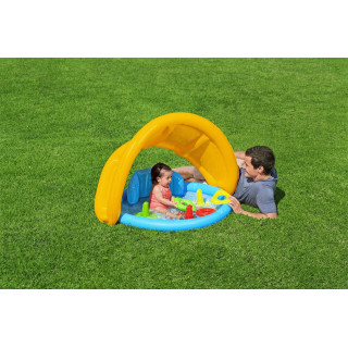 Swimming Pool With Canopy 115x89x76cm With BESTWAY Puzzle Game