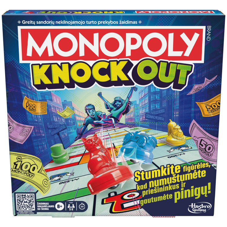 MONOPOLY Žaidimas Monopolis: Knockout (lietuvių k.)