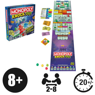 MONOPOLY Žaidimas Monopolis: Knockout (lietuvių k.)