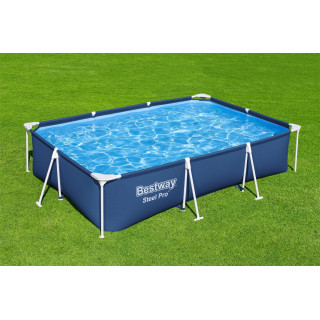 Rectangular rack pool 300 x 201 x 66 cm