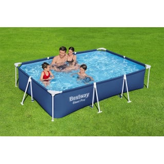 Rectangular rack pool 300 x 201 x 66 cm