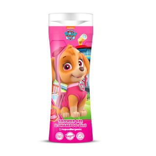 PAW PATROL 2 IN 1 dušo želė ir šampūnas, 300 ml, braškių kvapo