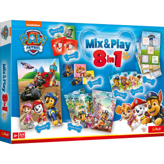 TREFL PAW PATROL 8in1 Mix&play stalo žaidimų rinkinys