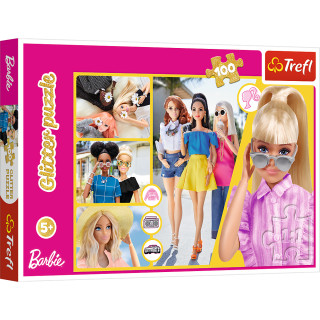 TREFL BARBIE Blizganti dėlionė, 100 det.