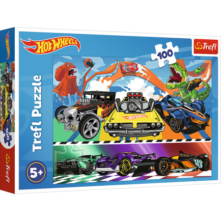 TREFL HOT WHEELS Dėlionė, 100 det.