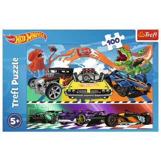 TREFL HOT WHEELS Dėlionė, 100 det.