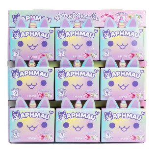 APHMAU MeeMeow Paslaptingas pliušinis kačiukas Vienaragis , 15 cm