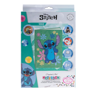 DISNEY CRYSTAL ART Užrašų knygelė Stitch