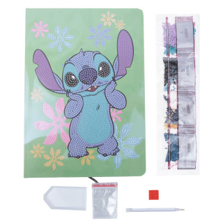 DISNEY CRYSTAL ART Užrašų knygelė Stitch