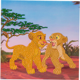 DISNEY CRYSTAL ART Atvirukas Simba ir Nala