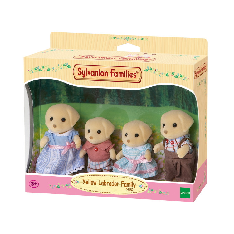 SYLVANIAN FAMILIES Geltonų labradorų šeimynėlė