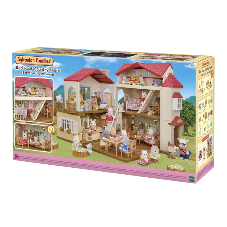 SYLVANIAN FAMILIES Kaimo namas su raudonu stogu