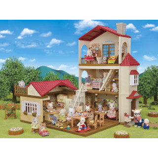 SYLVANIAN FAMILIES Kaimo namas su raudonu stogu