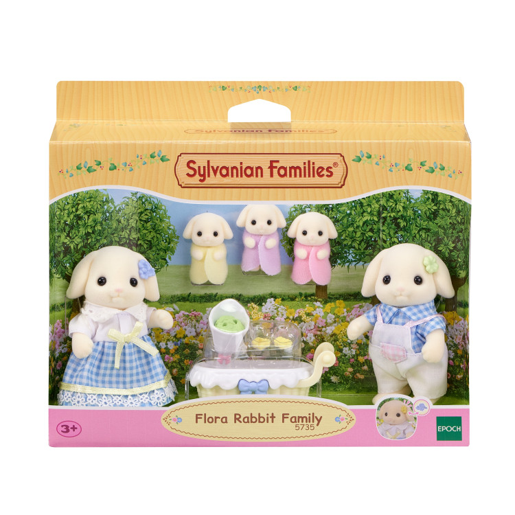 SYLVANIAN FAMILIES Gėlių triušiukų šeimynėlė