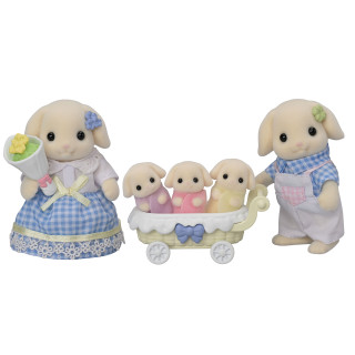 SYLVANIAN FAMILIES Gėlių triušiukų šeimynėlė