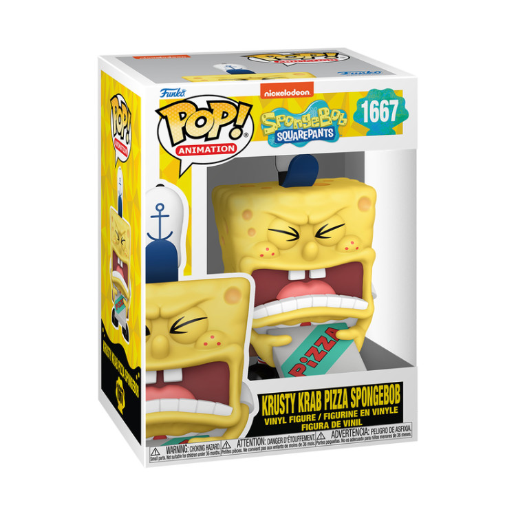 FUNKO POP! Vinilinė figūrėlė: SpongeBob w/Pizza