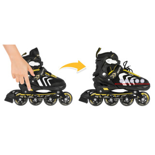 Skates, Skates, Set 4in1 34-38 Yellow