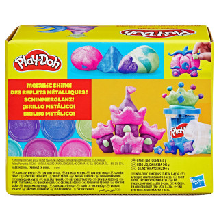 PLAY-DOH Blizgantis plastilinas, 6 vnt.