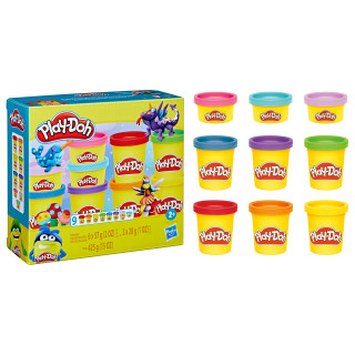 PLAY-DOH Blizgantis plastilinas, 6 vnt.