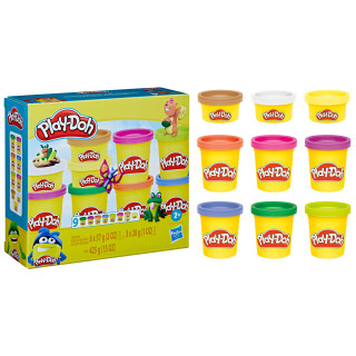 PLAY-DOH Blizgantis plastilinas, 6 vnt.