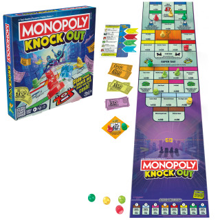 MONOPOLY Stalo žaidimas Knockout , anglų k.