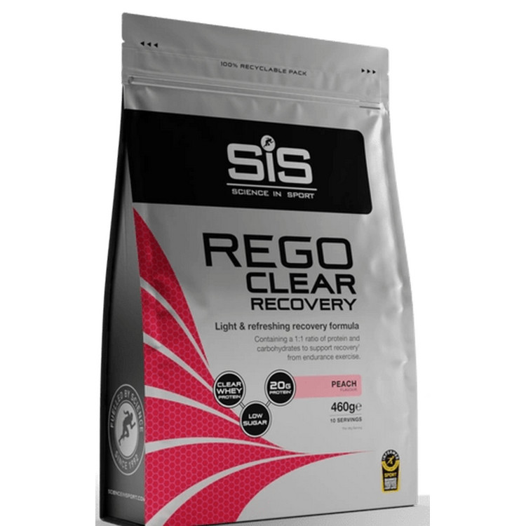 Maisto papildas milteliais SiS Rego Clear Recovery Peach 460g