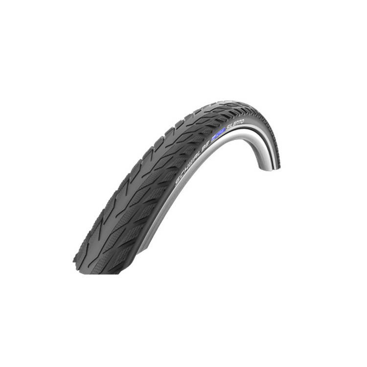 Padanga 28" Schwalbe Silento HS 421, Active Wired 42-622 / 28x1.60 Black-Reflex