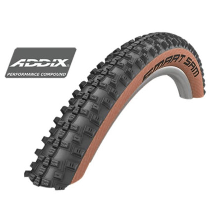 Padanga 29" Schwalbe Smart Sam HS 476, Perf Wired 57-622 / 29x2.25 Addix Bronze-Skin