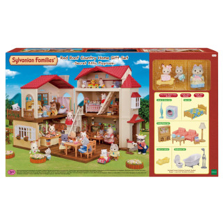 SYLVANIAN FAMILIES Užmiesčio namas raudonu stogu