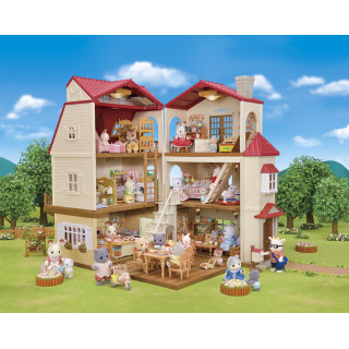 SYLVANIAN FAMILIES Užmiesčio namas raudonu stogu