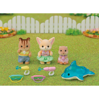 SYLVANIAN FAMILIES Rinkinys Linksmybės baseine