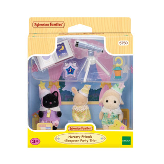 SYLVANIAN FAMILIES Rinkinys Pižamų vakarėlis