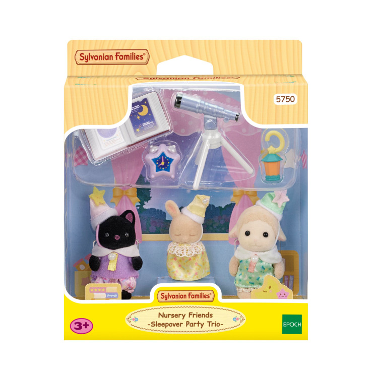 SYLVANIAN FAMILIES Rinkinys Pižamų vakarėlis