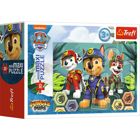 TREFL PAW PATROL Mini Maxi dėlionė Šuniukai-patruliai" 20 det.