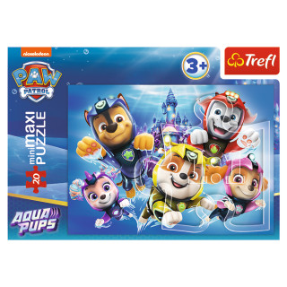 TREFL PAW PATROL Mini Maxi dėlionė Šuniukai-patruliai" 20 det.